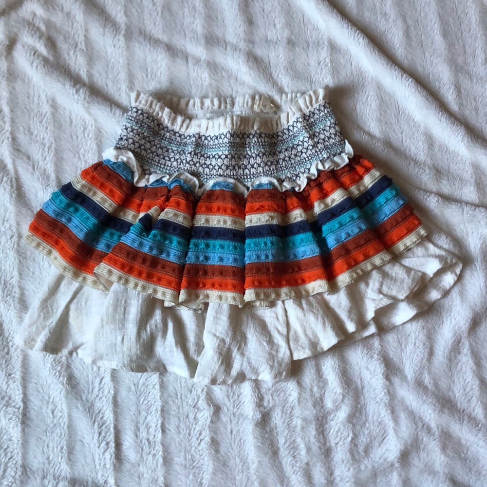 Smocked waisted skirt
